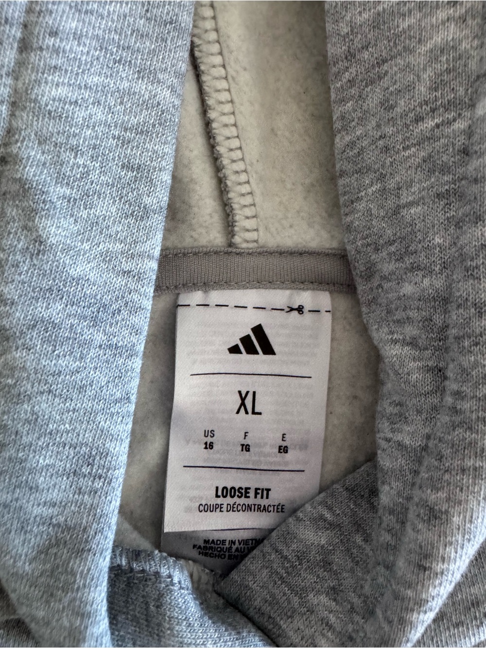 Girls Boxy Adidas Sweatshirt - Picture 2 of 2